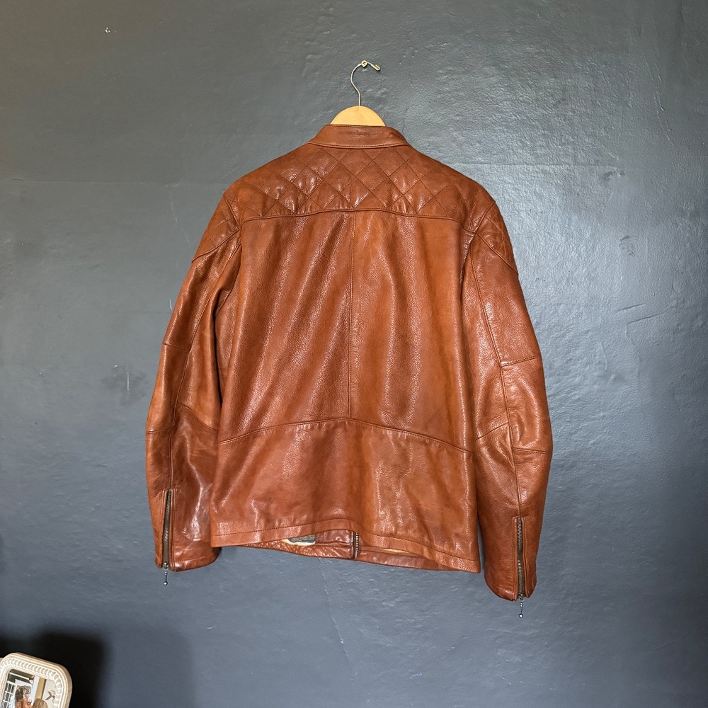 Iron & Resin Elsinore Leather Jacket with Japanese Wool Blanket Liner - Picture 2 of 10
